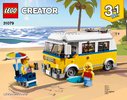 Notice / Instructions de Montage - LEGO - 31079 - Sunshine Surfer Van: Page 1