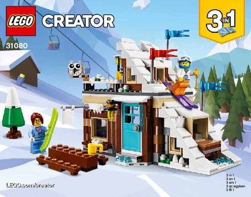 Notice / Instructions de Montage - LEGO - 31080 - Modular Winter Vacation: Page 1