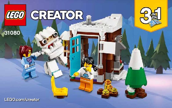 Notice / Instructions de Montage - LEGO - 31080 - Modular Winter Vacation: Page 1