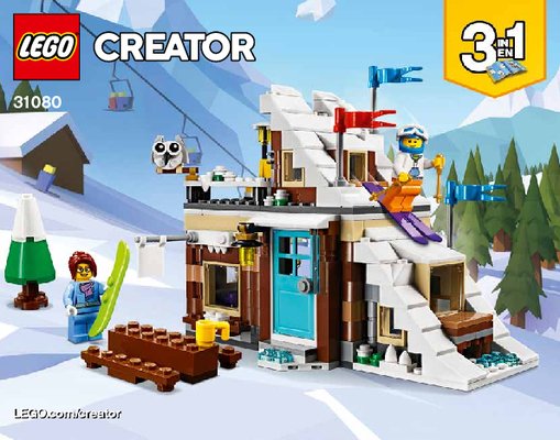 Notice / Instructions de Montage - LEGO - 31080 - Modular Winter Vacation: Page 1