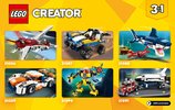 Notice / Instructions de Montage - LEGO - 31086 - Futuristic Flyer: Page 35