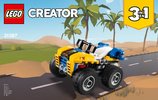 Notice / Instructions de Montage - LEGO - 31087 - Dune Buggy: Page 1