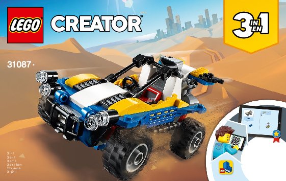 Notice / Instructions de Montage - LEGO - 31087 - Dune Buggy: Page 1