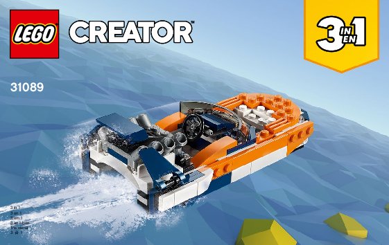 Notice / Instructions de Montage - LEGO - 31089 - Sunset Track Racer: Page 1