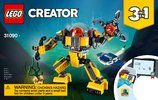 Notice / Instructions de Montage - LEGO - 31090 - Underwater Robot: Page 1