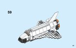 Notice / Instructions de Montage - LEGO - 31091 - Shuttle Transporter: Page 57