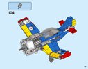 Notice / Instructions de Montage - LEGO - 31094 - Race Plane: Page 83