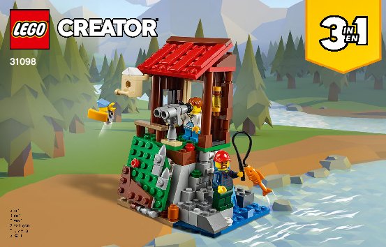 Notice / Instructions de Montage - LEGO - 31098 - Outback Cabin: Page 1