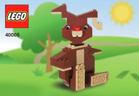 Notice / Instructions de Montage - LEGO - 40005 - LEGO Easter Bunny: Page 1