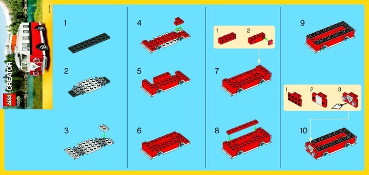 Notice / Instructions de Montage - LEGO - 40079 - Mini VW Campervan: Page 1