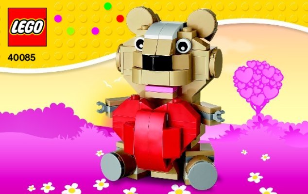 Notice / Instructions de Montage - LEGO - 40085 - LEGO® Valentine: Page 1