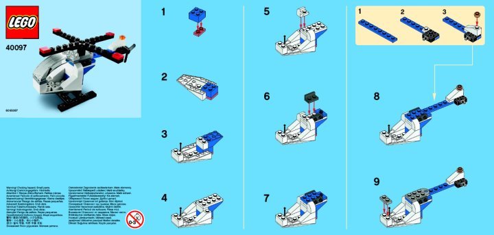 Notice / Instructions de Montage - LEGO - 40097 - Monthly Minibuild April: Page 1