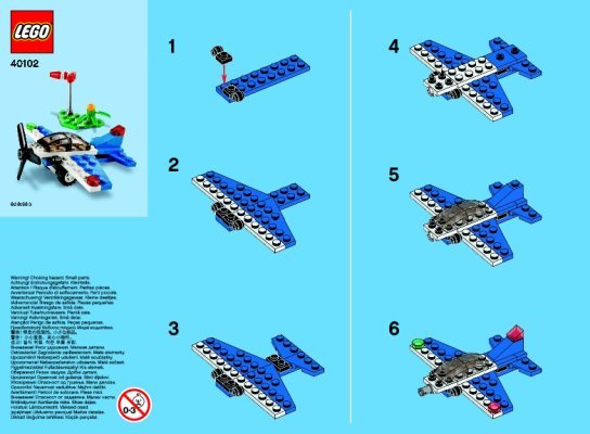 Notice / Instructions de Montage - LEGO - 40102 - Monthly Minibuild September: Page 1