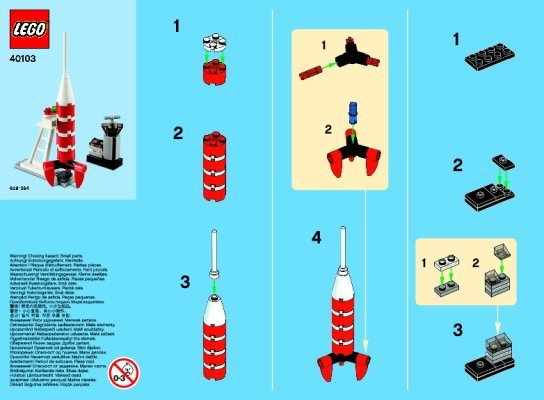 Notice / Instructions de Montage - LEGO - 40103 - Monthly Minibuild November: Page 1