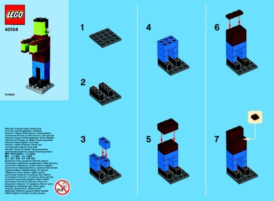 Notice / Instructions de Montage - LEGO - 40104 - Monthly Minibuild October: Page 1