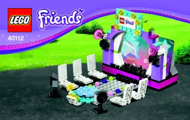 Notice / Instructions de Montage - LEGO - Friends - 40112 - Le podium LEGO® Friends: Page 1