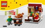 Notice / Instructions de Montage - LEGO - 40123 - Le repas de Thanksgiving: Page 1