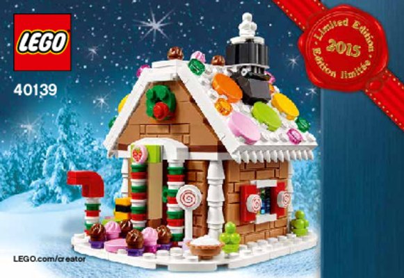 Notice / Instructions de Montage - LEGO - 40139 - Gingerbread House: Page 1