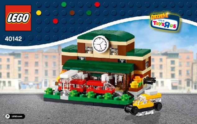 Notice / Instructions de Montage - LEGO - 40142 - Bricktober Train Station: Page 1