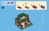 Notice / Instructions de Montage - LEGO - 40142 - Bricktober Train Station: Page 44