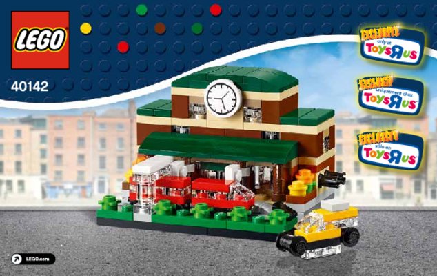 Notice / Instructions de Montage - LEGO - 40142 - Bricktober Train Station: Page 1