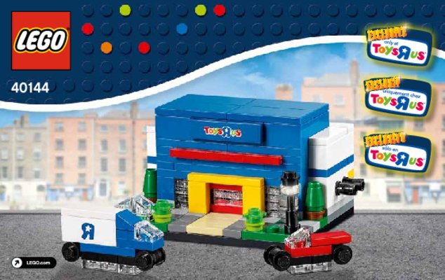 Notice / Instructions de Montage - LEGO - 40144 - Bricktober Toys”R”Us Store: Page 1