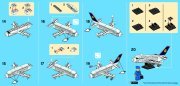 Notice / Instructions de Montage - LEGO - 40146 - Lufthansa Plane: Page 2