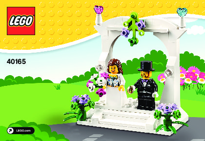 Notice / Instructions de Montage - LEGO - 40165 - Petit cadeau de mariage LEGO®: Page 1