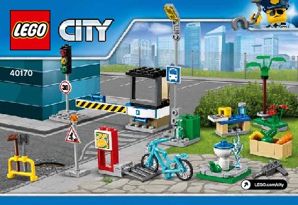 Notice / Instructions de Montage - LEGO - City - 40170 - Ensemble d'accessoires Construis ma ville LEGO® City: Page 1