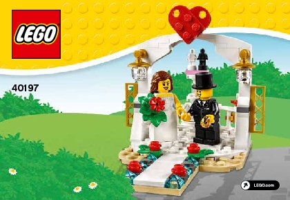 Notice / Instructions de Montage - LEGO - 40197 - Wedding Favor Set 2018: Page 1