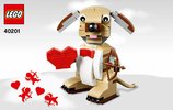 Notice / Instructions de Montage - LEGO - 40201 - Chien cupidon de Saint-Valentin: Page 1