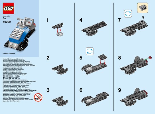 Notice / Instructions de Montage - LEGO - 40209 - MMB Feb 2016 Snow Scooter: Page 1