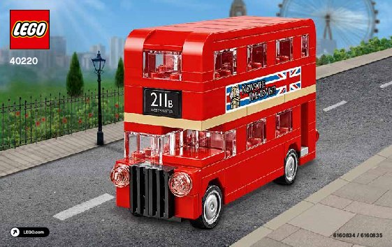 Notice / Instructions de Montage - LEGO - 40220 - Bus londonien LEGO®: Page 1