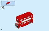 Notice / Instructions de Montage - LEGO - 40220 - Bus londonien LEGO®: Page 22