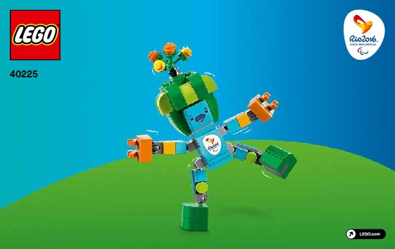 Notice / Instructions de Montage - LEGO - 40225 - Rio 2016 Mascots: Page 1