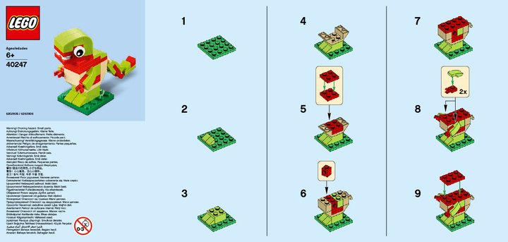 Notice / Instructions de Montage - LEGO - 40247 - MMB Sep 2017 Dino: Page 1