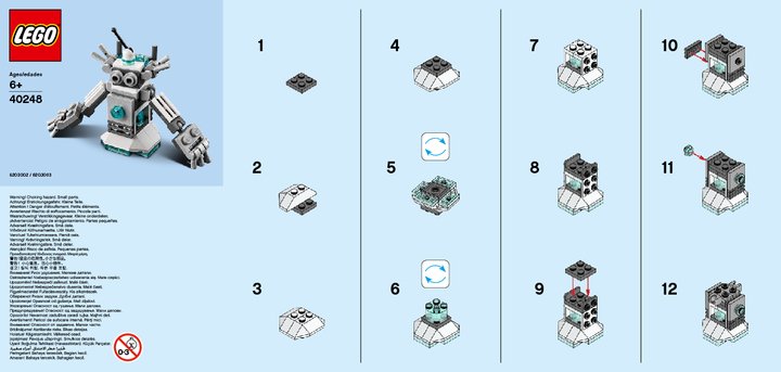 Notice / Instructions de Montage - LEGO - 40248 - MMB Oct 2017 Robot: Page 1