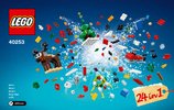 Notice / Instructions de Montage - LEGO - 40253 - Christmas Build Up: Page 1