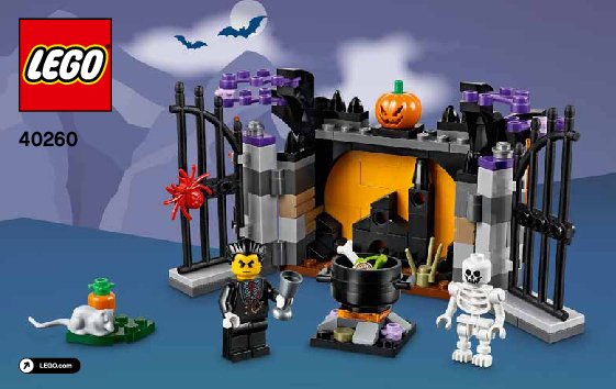 Notice / Instructions de Montage - LEGO - 40260 - Ensemble Halloween LEGO®: Page 1