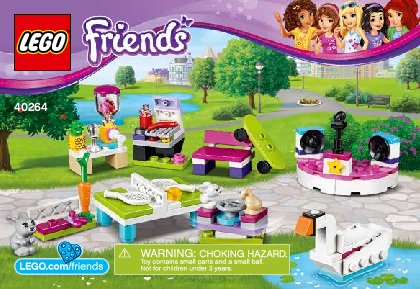 Notice / Instructions de Montage - LEGO - Friends - 40264 - Ensemble d’accessoires « Je construis mon Heartlake City » LEGO® Friends: Page 1