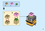 Notice / Instructions de Montage - LEGO - 40270 - Valentine's Bee: Page 9