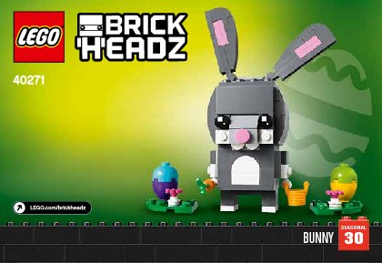 Notice / Instructions de Montage - LEGO - 40271 - Easter Bunny: Page 1