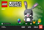 Notice / Instructions de Montage - LEGO - 40271 - Easter Bunny: Page 1