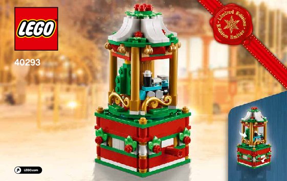 Notice / Instructions de Montage - LEGO - 40293 - Christmas Carousel: Page 1