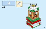 Notice / Instructions de Montage - LEGO - 40293 - Christmas Carousel: Page 37