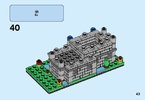 Notice / Instructions de Montage - LEGO - 40306 - Micro LEGOLAND® Castle: Page 43