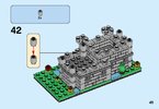 Notice / Instructions de Montage - LEGO - 40306 - Micro LEGOLAND® Castle: Page 45