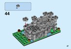 Notice / Instructions de Montage - LEGO - 40306 - Micro LEGOLAND® Castle: Page 47