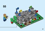 Notice / Instructions de Montage - LEGO - 40306 - Micro LEGOLAND® Castle: Page 57