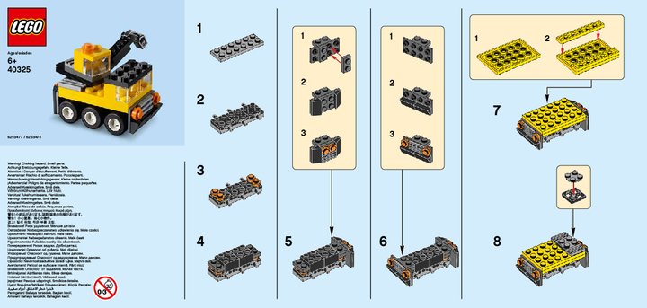 Notice / Instructions de Montage - LEGO - 40325 - MMB May 2019 Crane: Page 1